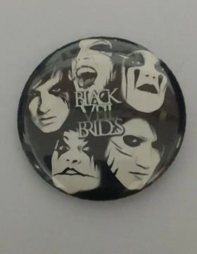 Boton banda de rock Black Veil Brides