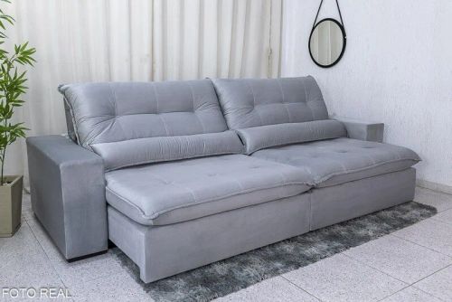 SOFÁ RETRÁTIL RECLINÁVEL 290LARG SUPER CONFORTO SURPREENDA-SE!! 727RU78