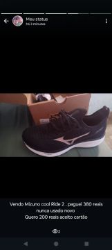 Tênis Mizuno Cool Ride 2 - Novo