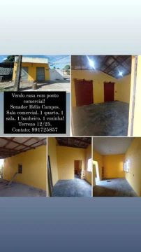 Casa comercial com ponto comercial - Senador Hélio Campos