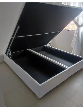 Cama Box Queen com Baú