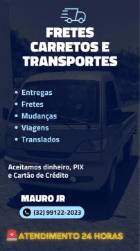 Fretes e mudança Juiz de Fora e região 