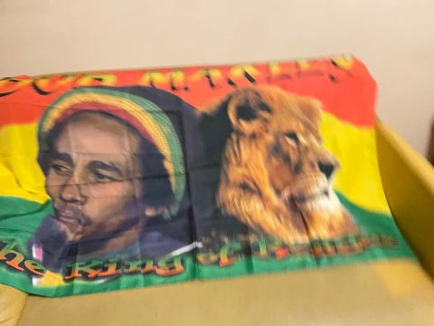 Bandeira Bob Marley - King of Reggae