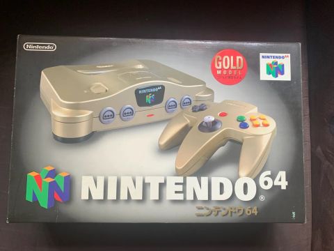Nintendo 64 Gold - Edição Limitada