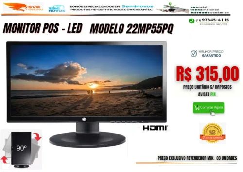 "monitor positivo 22 polegadas" - Monitores no Brasil