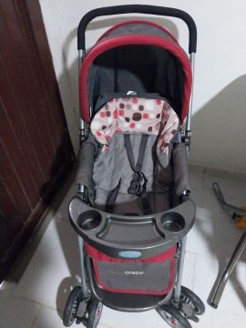 Carrinho de bebê, bebê conforto e canguru até 15kg