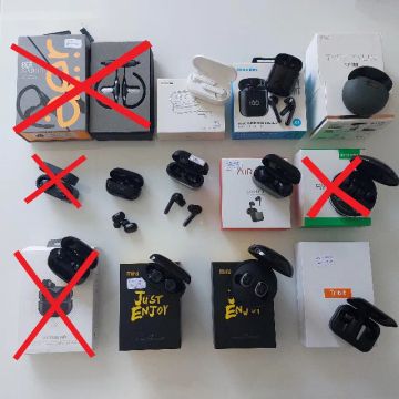 NOVOS COM DEFEITO | Kit com 10 fones de ouvido p/ retirada de peças - Fazemos Entrega