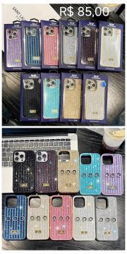Capa Luxo Swarovski Diversos Iphones