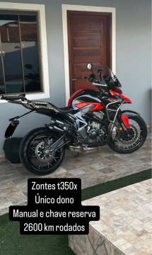 Zontes t350x - Único dono - 2600km rodados