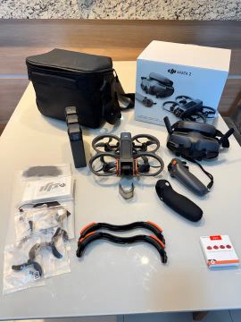 Drone DJI Avata 2 completo com acessórios