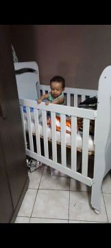 Berço Infantil Branco