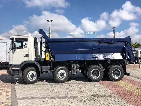 Scania G440 2018 6x4 Caçamba Rossetti Entrada mais Parcelas com Contrato de Serviço.