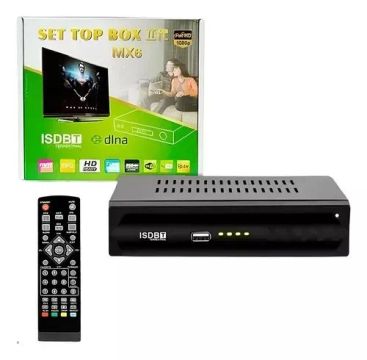 Conversor Tv De Sinal Analógico Para Digital Hdtv - Set Top