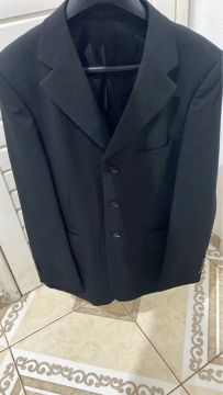 Casaco Social Masculino Preto 