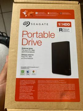 HD Externo Seagate 1TB - Novo