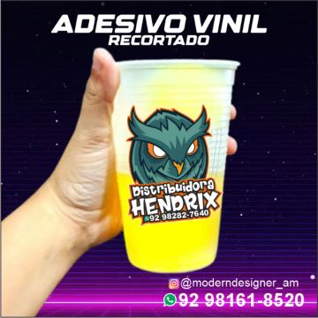 Adesivos para copão de bebidas 