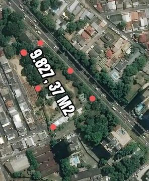 Terreno Comercial na Recife prox Delegacia da Mulher e da Bola do Eldorado com 9.827m2 pla
