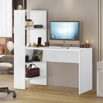 Mesa Office com Estante Nova na Promoção