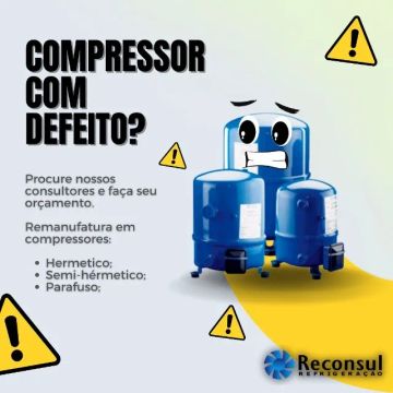 Consertamos o Compressor