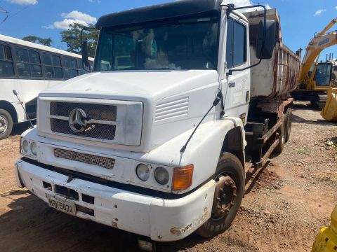 Caminhão Mercedes benz 1620 ano 2007 caçamba basculante diferenciado reduzido 230 mil