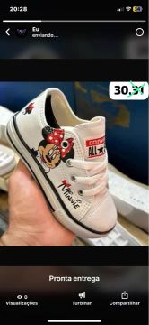 Tênis Converse Minnie - Infantil - 30