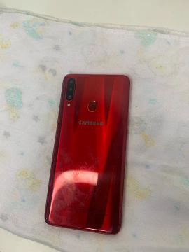 Samsung Galaxy A20s - Vermelho - Seminovo