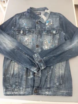 Jaqueta Jeans Masculina customizada