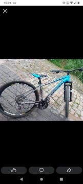 Vendo bicicleta aro 29 freio a disco aro 15 usado 2. Esses 