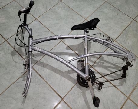 Quadro de bicicleta Caloi Aro 26 400 - Prata