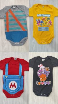 Body Bebê - Diversos Modelos - Tamanhos P, M e G