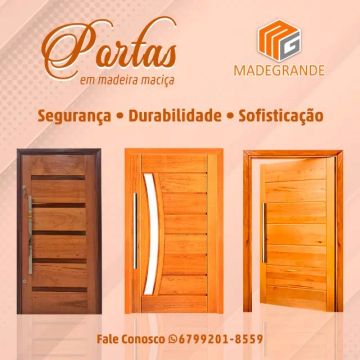Portas em Madeira Maciça