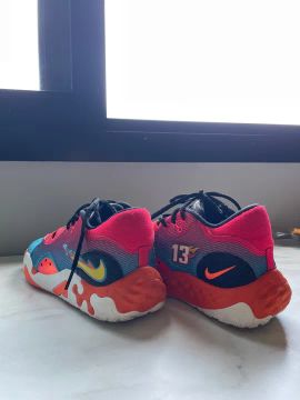 Tênis de basquete nike edição limitada Hot Wheels 