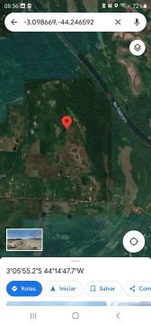 Propriedade de 115 hectares localizada entre os Municípios de Bacabeira e Santa Rita.