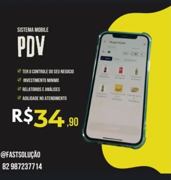 Sistema PDV Completo para seu Negócio - R$34,90