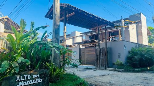 CASA TEMPORADA em TRANCOSO - BA, CONDOMÍNIO ALTO DOS MACACOS