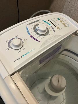 Máquina de Lavar Roupa 10kg Turbo Econômica 