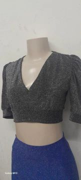 Crooped em lurex novo-Aracaju