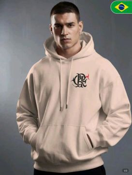 Moletom canguru blusão casaco blusa de frio inverno moletom time flamengo escudo rubro neg