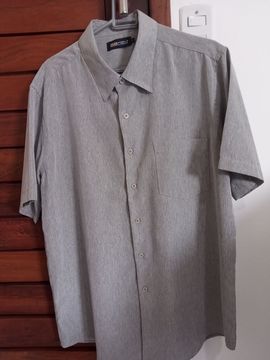 Camisa Social Masculina em Poliéster 