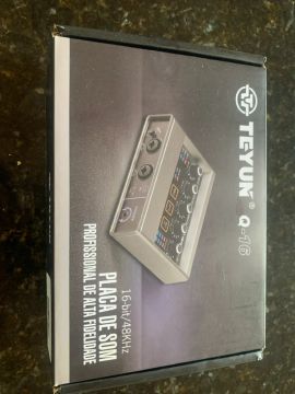 Mesa de Som TEYUN Q-16 16-bit/48KHz