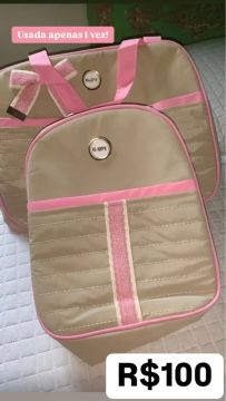 Kit mochila maternidade nunca usado