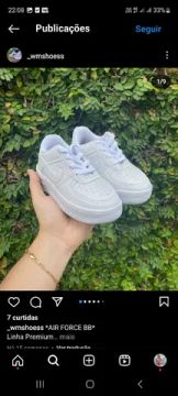Tênis air force infantil e baby 