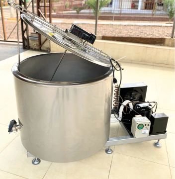 Resfriador para Leite  300 Litros Água sucos Inox 