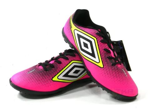 Chuteira Umbro CANNON Society pink infantil e adulto