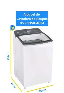 Aluguel de Máquina de Lavar Roupa Locação Aluguel