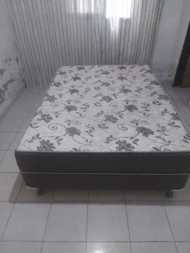Cama Box de Casal com Colchão