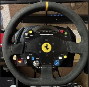 Thrustmaster TS-PC Ferrari 448 challenge edition. Impecável!