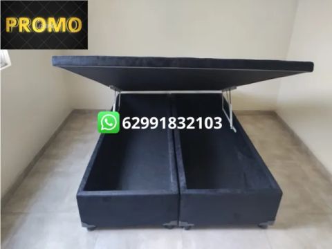 Cama Box Baú Casal bi partido /pague somente na entrega