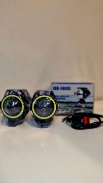 Farol de Led Milha U7 Com Interruptor Para Moto