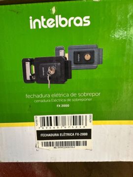 Fechadura elétrica de sobrepor intelbras 